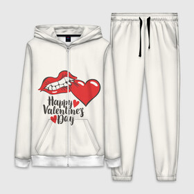 Женский костюм 3D с принтом Happy Valentines Day в Ухте,  |  | 14 февраля | love | valentines day | амур | валентинка | вторая половинка | день всех влюбленных | купидон | любовь | отношения | подарок любви | поцелуй | праздник любви | романтика | свидание | сердечки