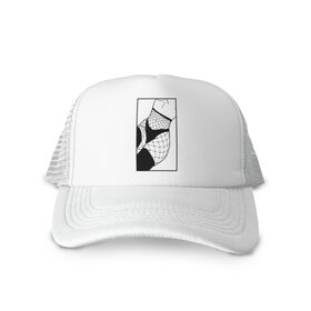 Кепка тракер с сеткой тело девушки: в Ухте, трикотажное полотно; задняя часть — сетка | длинный козырек, универсальный размер, пластиковая застежка | любовь | туфли