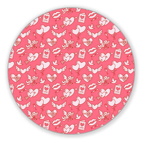 Коврик для мышки круглый Любовь: в Ухте, резина и полиэстер | круглая форма, изображение наносится на всю лицевую часть | love | амур | афродита | валентинка | влюбленность | вторая половинка | купидон | любовь | нежность | отношения | подарок любви | поцелуй | праздник любви | романтика | свидание | семья | сердечки