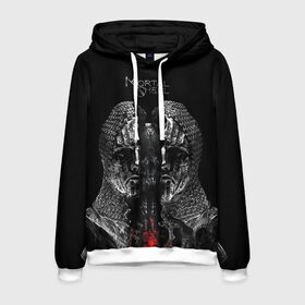 Мужская толстовка 3D с принтом Mortal Shell в Ухте, 100% полиэстер | двухслойный капюшон со шнурком для регулировки, мягкие манжеты на рукавах и по низу толстовки, спереди карман-кенгуру с мягким внутренним слоем. | mortal shell | игра | игровой | компьютерный | мортал шелл | подарок | черный