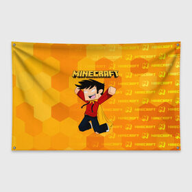 Флаг-баннер с принтом Minecraft в Ухте, 100% полиэстер | размер 67 х 109 см, плотность ткани — 95 г/м2; по краям флага есть четыре люверса для крепления | minecraft | алекс | белый | блоки | ведьма | взрывчатка | визера | волк | гаст | добывать | дракон | зеленый куб | зомби | игра | крафт | крипер | кубики | лошадка | майн | майнкрафт | манкрафт | овечка | оцелот