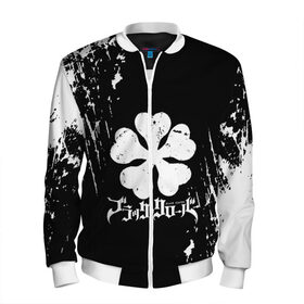 Мужской бомбер 3D с принтом Чёрный клевер в Ухте, 100% полиэстер | застегивается на молнию, по бокам два кармана без застежек, по низу бомбера и на воротнике - эластичная резинка | anime | black clover | аниме | боевик | буракку куро:ба | кино | комедия | магия | мультфильм | фэнтези | черн
ый клевер | японская сёнэн манга