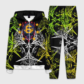 Мужской костюм 3D с принтом CYBERPUNK 2077 в Ухте, 100% полиэстер | Манжеты и пояс оформлены тканевой резинкой, двухслойный капюшон со шнурком для регулировки, карманы спереди | cd project red | cyberpunk 2077 | keanu reeves | samurai | киану ривз | киберпанк 2077 | самураи