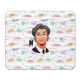 Коврик для мышки прямоугольный с принтом BTS в Ухте, натуральный каучук | размер 230 х 185 мм; запечатка лицевой стороны | bts | k pop | kpop | rm | аниме | бтс | ви | джей хоуп | джонгук | кпоп | сюга | чимин | чин | япония