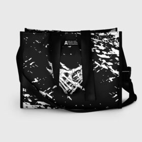 Сумка-шоппер 3D с принтом Velial Squad в Ухте, 100% полиэстер | застегивается на металлическую кнопку; внутренний карман застегивается на молнию. Стенки укреплены специальным мягким материалом, чтобы защитить содержимое от несильных ударов
 | music | rap | russian rap | velial squad | балаклава | белый | велиал сквад | известные личности | музыка | музыканты | певцы | российский музыкальный коллектив | русский рэп | рэп | хип хоп | хорроркор группа | чёрный