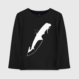 Детский лонгслив хлопок с принтом Gut Knife CSGO Gaming. в Ухте, 100% хлопок | круглый вырез горловины, полуприлегающий силуэт, длина до линии бедер | astralis | awp | counter strike | cs go | cs go global offensive | cs:go | faze clan | gut knife | hyper beast | team liquid | астралис | кс го | тим ликвид | фейз клан | хайпер бист
