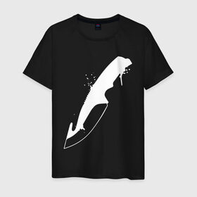 Мужская футболка хлопок с принтом Gut Knife CSGO Gaming. в Ухте, 100% хлопок | прямой крой, круглый вырез горловины, длина до линии бедер, слегка спущенное плечо. | astralis | awp | counter strike | cs go | cs go global offensive | cs:go | faze clan | gut knife | hyper beast | team liquid | астралис | кс го | тим ликвид | фейз клан | хайпер бист