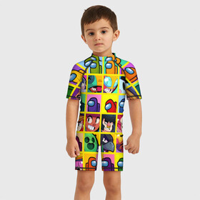 Детский купальный костюм 3D с принтом Among Us + Brawl Stars Персонажи в Ухте, Полиэстер 85%, Спандекс 15% | застежка на молнии на спине | among us | brawl | brawl stars | crewmate | crow | game | impostor | leon | logo | red | stars | sus | suspicious | амонг ac | амонгас | бравл старс | бравлы | ворон | игра | игры | импостер | космонавт | космос | крюмейт | леон | лого | логотип