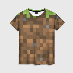 Женская футболка 3D с принтом Minecraft камуфляж в Ухте, 100% полиэфир ( синтетическое хлопкоподобное полотно) | прямой крой, круглый вырез горловины, длина до линии бедер | minecraft | камуфляж | майнкрафт | майнкрафта | майнкрафтер | майнкрафтеры | майнкрафтонли | майнкрафтпе
