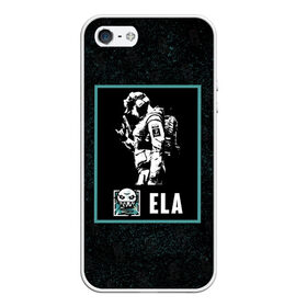 Чехол для iPhone 5/5S матовый Ela: в Ухте, Силикон | Область печати: задняя сторона чехла, без боковых панелей | ela | r6s | rainbow six siege | оперативник | персонаж | эла