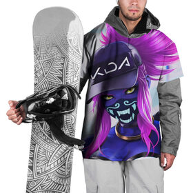 Накидка на куртку 3D с принтом KDA Akali в Ухте, 100% полиэстер |  | Тематика изображения на принте: k pop | kda | lol | акали | образ