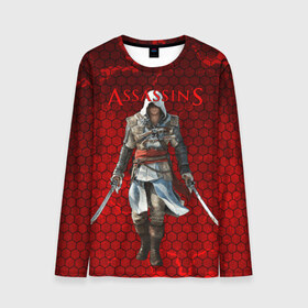 Мужской лонгслив 3D с принтом Assassin’s Creed в Ухте, 100% полиэстер | длинные рукава, круглый вырез горловины, полуприлегающий силуэт | action adventure | action rpg | creed | игра | мультиплатформенная | паркур | стелс
