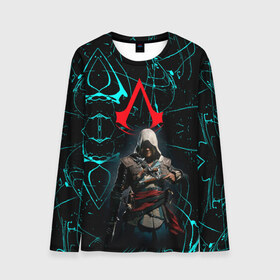 Мужской лонгслив 3D с принтом Assassin’s Creed в Ухте, 100% полиэстер | длинные рукава, круглый вырез горловины, полуприлегающий силуэт | action adventure | action rpg | creed | игра | мультиплатформенная | паркур | стелс