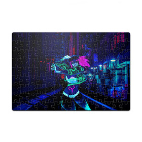 Пазл магнитный 126 элементов с принтом KDA Akali в Ухте, полимерный материал с магнитным слоем | 126 деталей, размер изделия —  180*270 мм | k pop | kda | lol | акали | образ