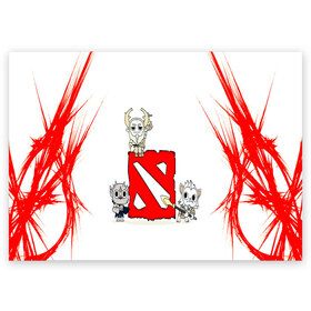 Поздравительная открытка с принтом DOTA2 в Ухте, 100% бумага | плотность бумаги 280 г/м2, матовая, на обратной стороне линовка и место для марки
 | defense of the ancients 2 | dota | dota 2 | dota 2 highlights | dota 2 highschool | dota2 | gameplay update 7.26 | highlights | icefrog | miracle | miracle dota 2 | the international | valve