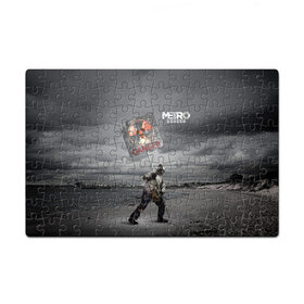 Пазл магнитный 126 элементов с принтом Metro Exodus в Ухте, полимерный материал с магнитным слоем | 126 деталей, размер изделия —  180*270 мм | 2033 | exodus | metro | metro 2033 | metro exodus | stalker | апокалипсис | диггер | дигеры | метро | разрушка | эпидемия