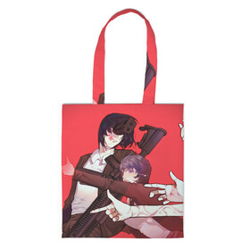 Шоппер 3D Хаякава Аки и Химено: в Ухте, 100% полиэстер | Плотность: 200 г/м2; Размер: 34×35 см; Высота лямок: 30 см | anime | chainsaw man | denji | makima | manga | power | аниме | бим | денджи | дьявол бесконечности | кишибэ | летучая мышь | манга | пауэр | хаякава аки | химено | человек бензопила