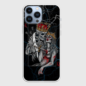Чехол для iPhone 13 Pro Max с принтом The Skull King and Queen в Ухте,  |  | art | gold skull | queen | skull king | the skull king and queen | арт | буби | дама | золотой череп | игральные карты | игроку | карты | кинжал | король | король и дама | король и королева | крести | любовь | он и она | пики | покер