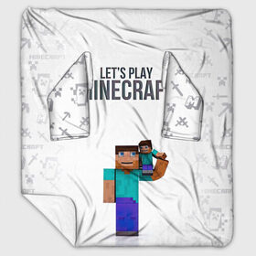 Плед с рукавами с принтом Minecraft в Ухте, 100% полиэстер | Закругленные углы, все края обработаны. Ткань не мнется и не растягивается. Размер 170*145 | 