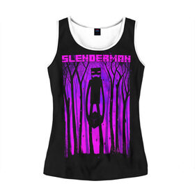 Женская майка 3D Minecraft Слендермен: в Ухте, 100% полиэстер | круглая горловина, прямой силуэт, длина до линии бедра | minecraft | алекс | белый | блоки | ведьма | взрывчатка | визера | волк | гаст | добывать | дракон | зеленый куб | зомби | игра | крафт | крипер | кубики | лошадка | майн | майнкрафт | манкрафт | овечка | оцелот