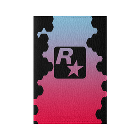 Обложка для паспорта матовая кожа ROCK STAR GAMES: в Ухте, натуральная матовая кожа | размер 19,3 х 13,7 см; прозрачные пластиковые крепления | game | gamer | rdr2 | red dead redemption 2 | rockstar studios | игры