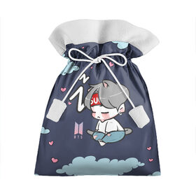 Подарочный 3D мешок с принтом BTS Sleep в Ухте, 100% полиэстер | Размер: 29*39 см | bts | k pop | kpop | rm | аниме | бтс | ви | джей хоуп | джонгук | кпоп | сюга | чимин | чин | япония