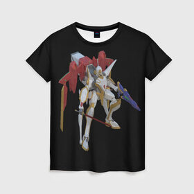 Женская футболка 3D с принтом Code geass Код Гиас в Ухте, 100% полиэфир ( синтетическое хлопкоподобное полотно) | прямой крой, круглый вырез горловины, длина до линии бедер | anime | академия | аниме | анимэ | ашфорд | гиас | зеро | код гиас | лелуш | лулу | черный принц