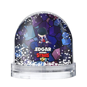 Снежный шар BRAWL STARS EDGAR: в Ухте, Пластик | Изображение внутри шара печатается на глянцевой фотобумаге с двух сторон | 8 bit | brawl stars | byron | colette | crow | edgar | gale | leon | max | mr.p | sally leon | shark | virus 8 bit | werewolf leon | акула | байрон | берли | бравл старс | ворон | коллет | макс | оборотень | эдгар