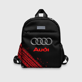 Детский рюкзак 3D с принтом AUDI. в Ухте, 100% полиэстер | лямки с регулируемой длиной, сверху петелька, чтобы рюкзак можно было повесить на вешалку. Основное отделение закрывается на молнию, как и внешний карман. Внутри дополнительный карман. По бокам два дополнительных кармашка | abstract | audi | auto | brand | car | geometry | sport | texture | абстракция | авто | автомобильные | ауди | бренд | геометрия | классика | машины | модные | спорт | стиль | текстура