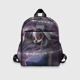 Детский рюкзак 3D с принтом Венни в Ухте, 100% полиэстер | лямки с регулируемой длиной, сверху петелька, чтобы рюкзак можно было повесить на вешалку. Основное отделение закрывается на молнию, как и внешний карман. Внутри дополнительный карман. По бокам два дополнительных кармашка | fnaf | vannie | ванесса | венни | кролик | фнаф