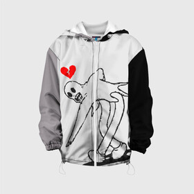 Детская куртка 3D с принтом GHOSTEMANE в Ухте, 100% полиэстер | застежка — молния, подол и капюшон оформлены резинкой с фиксаторами, по бокам — два кармана без застежек, один потайной карман на груди, плотность верхнего слоя — 90 г/м2; плотность флисового подклада — 260 г/м2 | Тематика изображения на принте: 1930 | blackmage | flesh | ghost | ghoste | ghostemane | ghostman | ghostmane | hexada | kreep | mane | mercury | music | nihil | noise | omnis | parv0 | pouya | rap | suicideboys | venom | гостмейн | гостмэйн