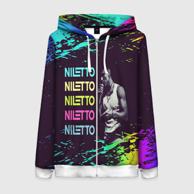 Женская толстовка 3D на молнии niletto: в Ухте, 100% полиэстер | длина до линии бедра, манжеты и пояс оформлены мягкой тканевой резинкой, двухслойный капюшон со шнурком для регулировки, спереди молния, по бокам два кармана | nilett | niletto | niletto любимка | niletto песни | niletto танцы | голос | данил хаски | клип | любимка | музыка | нилетто | нилетто любимка | пародия | песни | песня | песня любимка | рэп | танец | танцы | телевиде | шоу
