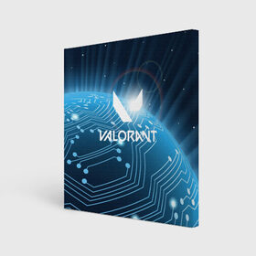 Холст квадратный с принтом VALORANT (S) в Ухте, 100% ПВХ |  | valorant | вэлорант