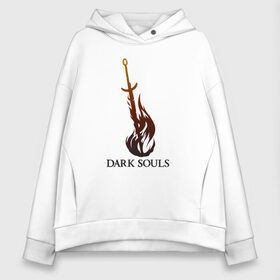 Женское худи Oversize хлопок с принтом Dark Souls - Bonfire в Ухте, френч-терри — 70% хлопок, 30% полиэстер. Мягкий теплый начес внутри —100% хлопок | боковые карманы, эластичные манжеты и нижняя кромка, капюшон на магнитной кнопке | black sun | bonfire | dark souls | dark souls 3 | dark souls logo | ds 3 | fire | game | praise the sun | souls | sun | sword | you died | бонфаер | дарк соулз | дарк соулс | дарк соулс лого | дс 3 | игра | темная душа | темные души