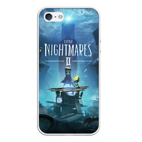 Чехол для iPhone 5/5S матовый с принтом Little Nightmares 2 в Ухте, Силикон | Область печати: задняя сторона чехла, без боковых панелей | Тематика изображения на принте: mono | six | игры | моно | постер | шестерка