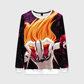 Женский свитшот 3D с принтом Bleach Блич в Ухте, 100% полиэстер с мягким внутренним слоем | круглый вырез горловины, мягкая резинка на манжетах и поясе, свободная посадка по фигуре | anime | bleach | аниме | анимэ | банкай | блич | итиго | ичиго | куросаки | кучики | орихимэ | рукия | синигами | япония