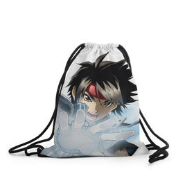 Рюкзак-мешок 3D Волшебник воин Орфен: в Ухте, 100% полиэстер | плотность ткани — 200 г/м2, размер — 35 х 45 см; лямки — толстые шнурки, застежка на шнуровке, без карманов и подкладки | anime | sorcerous stabber orphen | аниме | волшебник воин орфен
