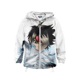 Детская ветровка 3D Волшебник воин Орфен: в Ухте, 100% полиэстер | подол и капюшон оформлены резинкой с фиксаторами, по бокам два кармана без застежек, один потайной карман на груди | anime | sorcerous stabber orphen | аниме | волшебник воин орфен