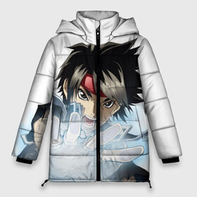 Женская зимняя куртка Oversize Волшебник воин Орфен: в Ухте, верх — 100% полиэстер; подкладка — 100% полиэстер; утеплитель — 100% полиэстер | длина ниже бедра, силуэт Оверсайз. Есть воротник-стойка, отстегивающийся капюшон и ветрозащитная планка. 
Боковые карманы с листочкой на кнопках и внутренний карман на молнии | anime | sorcerous stabber orphen | аниме | волшебник воин орфен