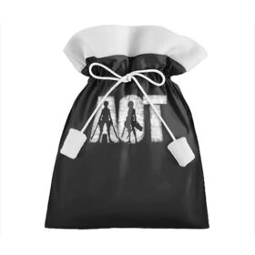 Подарочный 3D мешок с принтом AOT в Ухте, 100% полиэстер | Размер: 29*39 см | aot | attack | on | titan | аккерман | арлерт | армин | атака | атакующий | бронированный | женская | звероподобный | зубастый | йегер | капрал | колоссальный | координата | леви | леонхарт | микаса