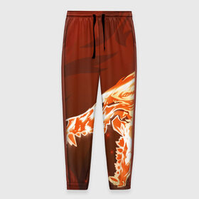 Мужские брюки 3D с принтом Howl в Ухте, 100% полиэстер | манжеты по низу, эластичный пояс регулируется шнурком, по бокам два кармана без застежек, внутренняя часть кармана из мелкой сетки | counter strike | cs go | howl | skin cs go | дракон | скины | скины кс го