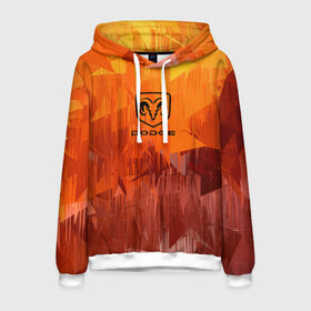 Мужская толстовка 3D с принтом Dodge в Ухте, 100% полиэстер | двухслойный капюшон со шнурком для регулировки, мягкие манжеты на рукавах и по низу толстовки, спереди карман-кенгуру с мягким внутренним слоем. | auto | dodge | sport | авто | автомобили | автомобиль | автомобильные | бренд | внедорожники | легковые | марка | пикапы | спорт