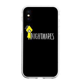 Чехол для iPhone XS Max матовый с принтом Little Nightmares в Ухте, Силикон | Область печати: задняя сторона чехла, без боковых панелей | bandai namco entertainment | little | little nightmares | nightmares | tarsier studios | маленькие | платформер