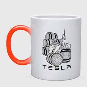 Кружка хамелеон с принтом TESLA ZEUS / ТЕСЛА ЗЕВС (Z) в Ухте, керамика | меняет цвет при нагревании, емкость 330 мл | cybertruck | elon mask | model s | model x | model y | moscow tesla club | semi | tesla | tesla motors | tesla roadster | zeus | автомобилестроение | зевс | илон | илон маск | литий ионные аккумуляторы | маск | никола тесла | солнечная энергетик