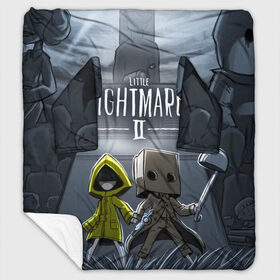 Плед с рукавами с принтом LITTLE NIGHTMARES 2 в Ухте, 100% полиэстер | Закругленные углы, все края обработаны. Ткань не мнется и не растягивается. Размер 170*145 | Тематика изображения на принте: little nightmares | little nightmares 2 | six | игры | комиксы | шестая