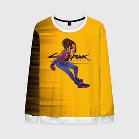 Мужской свитшот 3D с принтом Cyberpunk 2077 в Ухте, 100% полиэстер с мягким внутренним слоем | круглый вырез горловины, мягкая резинка на манжетах и поясе, свободная посадка по фигуре | cyberpunk 2077 | hacker | maelstrom | militech | quadra | samurai | sci fi | technology | trauma team | v | будущее | игра | иероглифы | киану ривз | кибер | киберпанк | киборг | киборги | корпорация | лого | милитек | панк | роботы | самурай | т