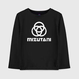 Детский лонгслив хлопок с принтом MIZUTANI Cyberpunk 2077 в Ухте, 100% хлопок | круглый вырез горловины, полуприлегающий силуэт, длина до линии бедер | cyberpunk 2077 | hacker | maelstrom | militech | quadra | samurai | sci fi | technology | trauma team | v | будущее | игра | иероглифы | киану ривз | кибер | киберпанк | киборг | киборги | корпорация | лого | милитек | панк | роботы | самурай | т