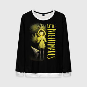 Мужской свитшот 3D с принтом Little Nightmares в Ухте, 100% полиэстер с мягким внутренним слоем | круглый вырез горловины, мягкая резинка на манжетах и поясе, свободная посадка по фигуре | little nightmares | little nightmares 2 | игра | литл нигмарес | литл нигмарес 2 | литл нигхтмарес | литл нигхтмарес 2 | ужас | хоррор