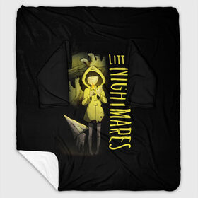 Плед с рукавами с принтом Little Nightmares в Ухте, 100% полиэстер | Закругленные углы, все края обработаны. Ткань не мнется и не растягивается. Размер 170*145 | Тематика изображения на принте: little nightmares | little nightmares 2 | игра | литл нигмарес | литл нигмарес 2 | литл нигхтмарес | литл нигхтмарес 2 | ужас | хоррор