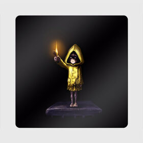 Магнит виниловый Квадрат с принтом Little Nightmares 2 огонь в Ухте, полимерный материал с магнитным слоем | размер 9*9 см, закругленные углы | little nightmares | little nightmares 2 | игра | литл нигмарес | литл нигмарес 2 | литл нигхтмарес | литл нигхтмарес 2 | огонь | ужас | хоррор